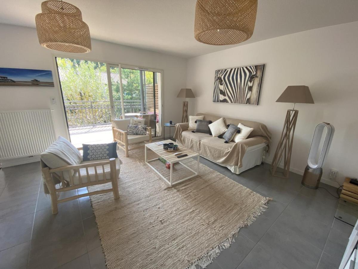 Charmant Appartement Pour 6 En Centre-Ville D'Arcachon Avec Terrasse, Parking Et Wifi - Fr-1-474-174 Kültér fotó